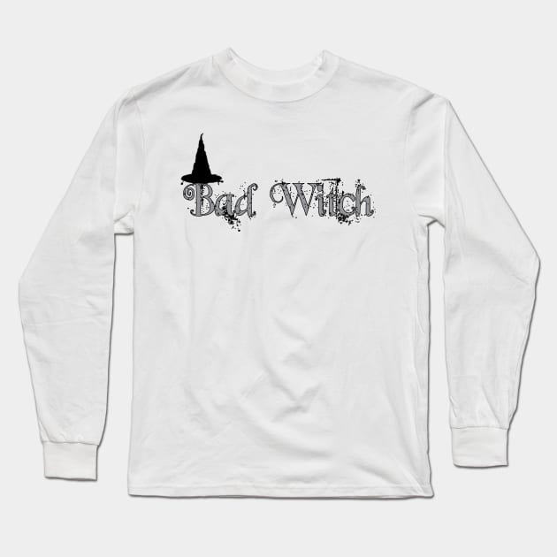 Bad Witch Long Sleeve T-Shirt by TheLeopardBear